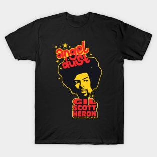 Gil Scott-Heron 'Angel Dust' Logo for Shirts & Apparel | Tribute to the Legendary Artis T-Shirt